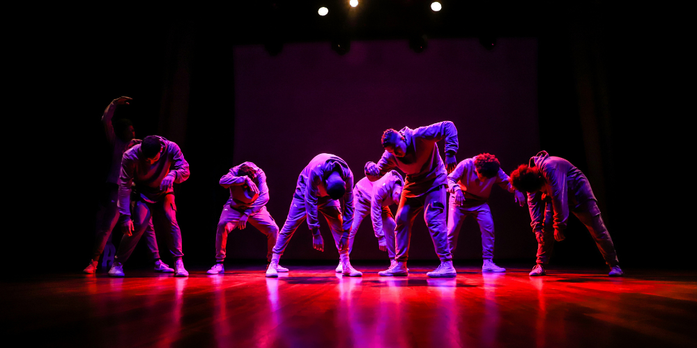 Dance performance on school trip
