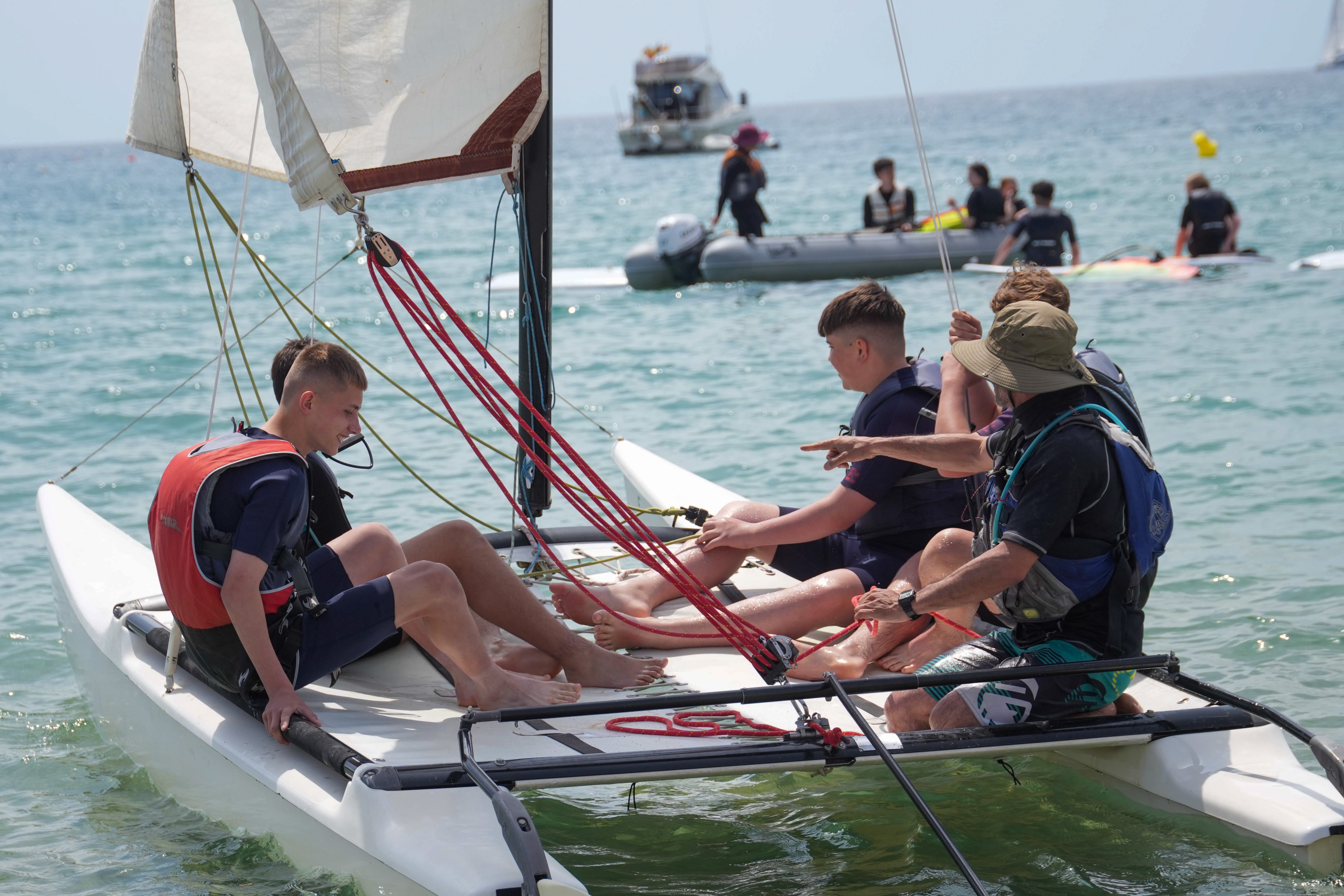 Sailing in spain