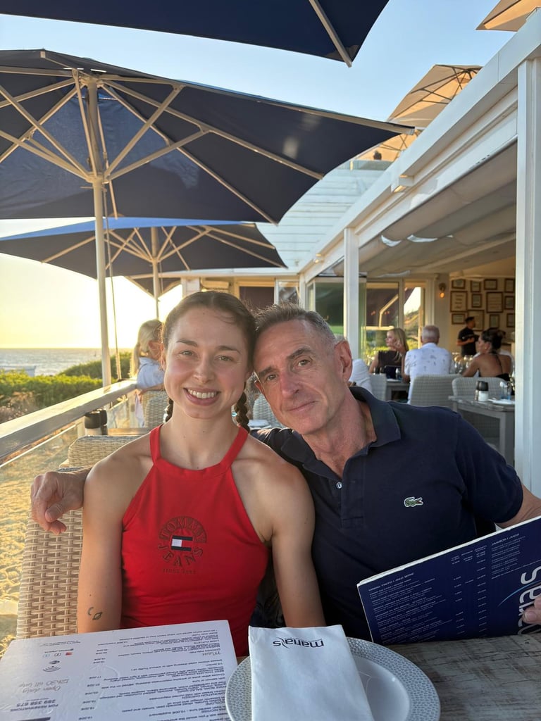 Steve and Francesca in Portugal